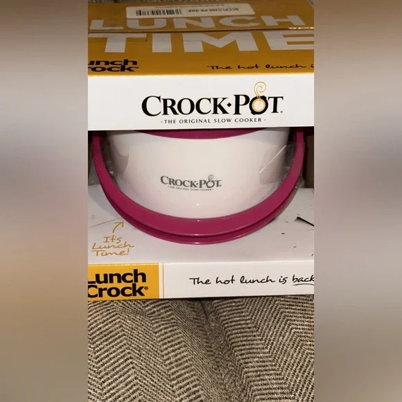 NIB Crockpot Lunch Personal Size Crock Pot Pink Color *NEW* Lunch Crock - Picture 2 of 2